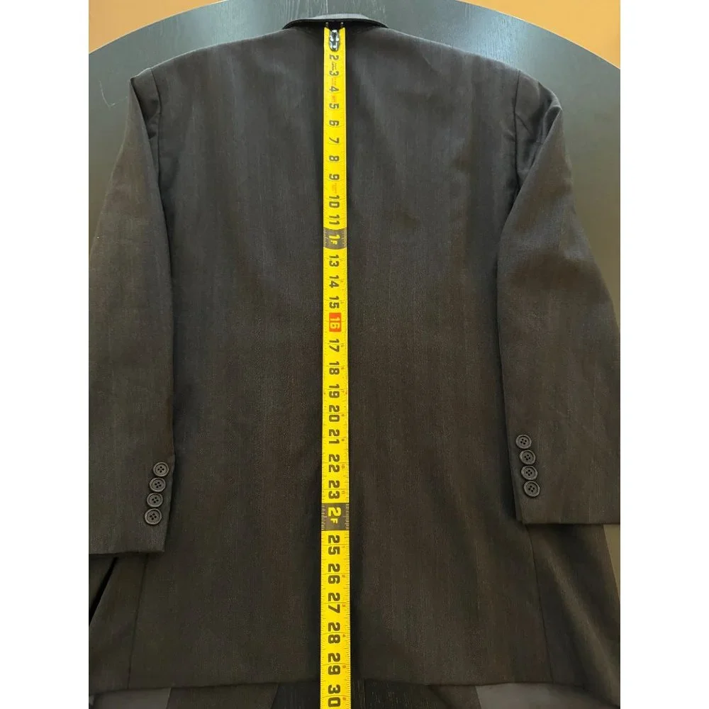 VTG Hickey Freeman Loro Piana Wool Sport Coat Men 41S‎ Herringbone Jacket Blazer